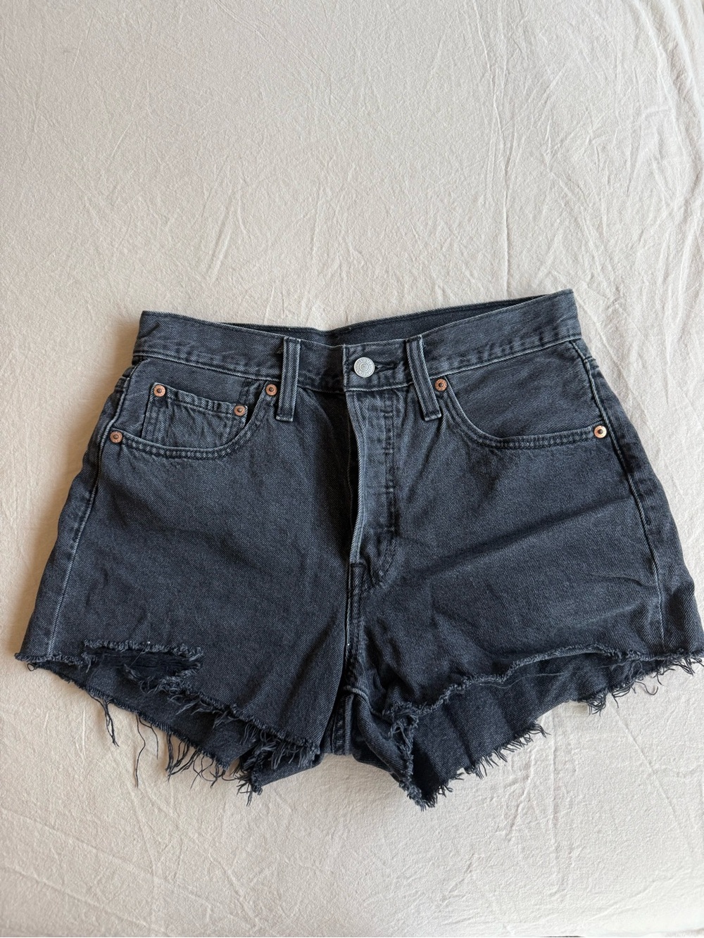 Levi’s Black Denim Shorts W27